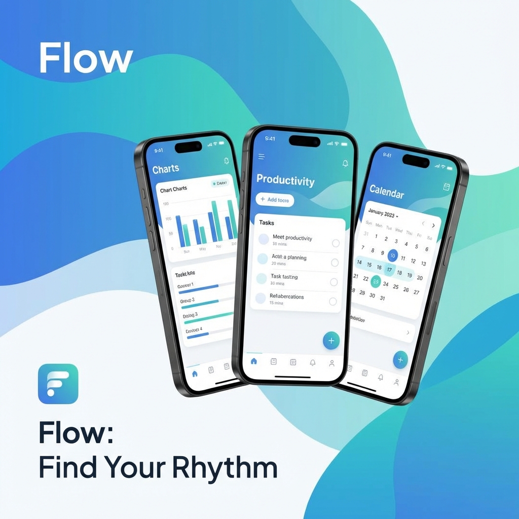 Flow - App Landing Page