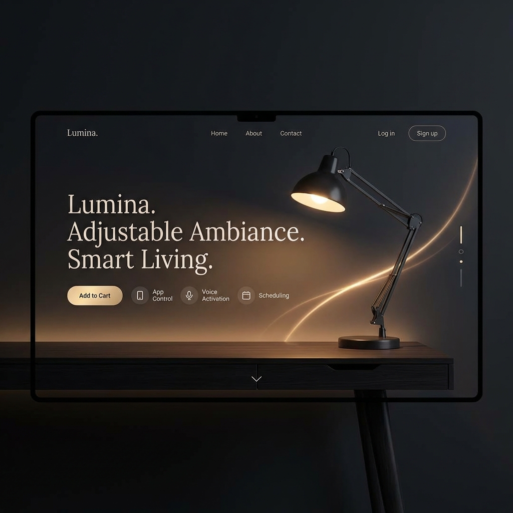 Lumina - Smart Product Landing